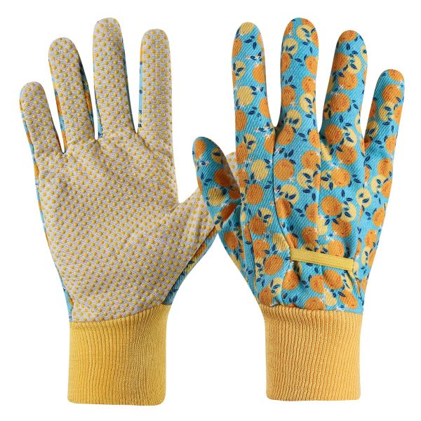 Citrus Garden Gloves – Non-Slip & Breathable