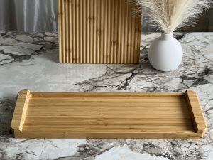 IMG_6118 Rectangular Bamboo Serving Tray – Minimalist Design