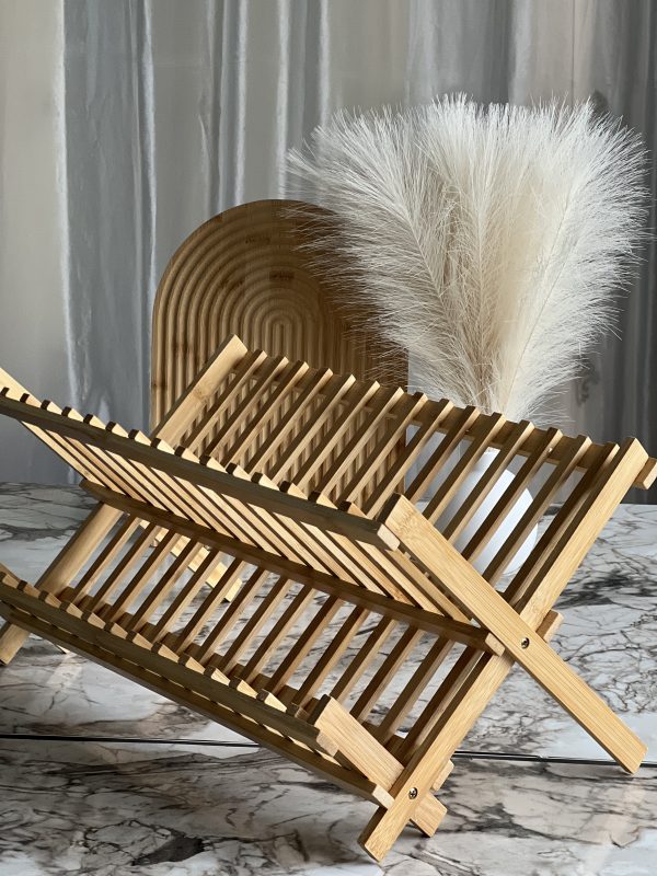 IMG_6103 Bamboo Folding Dish Drying Rack